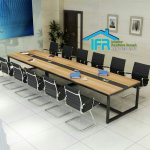 set meja meeting kantor modern mewah